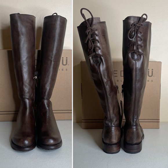 NWT BED STU Manchester Teak Glaze Riding Boots Size 6.5 - Picture 7 of 16